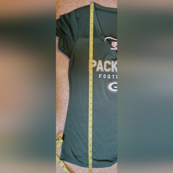NFL GREEN BAY PACKERS WOMENS #52 Clay Matthews JERSEY LARGE Tee short sleeve Gre - Picture 7 of 7